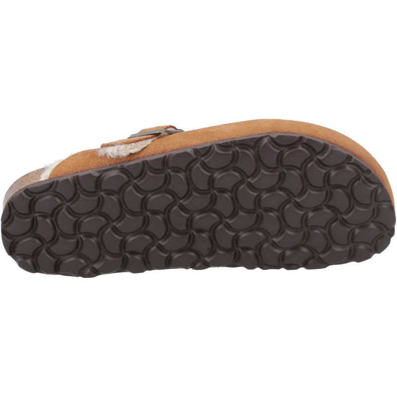 Hush Puppies Jade Leather Women's Tan Slippers