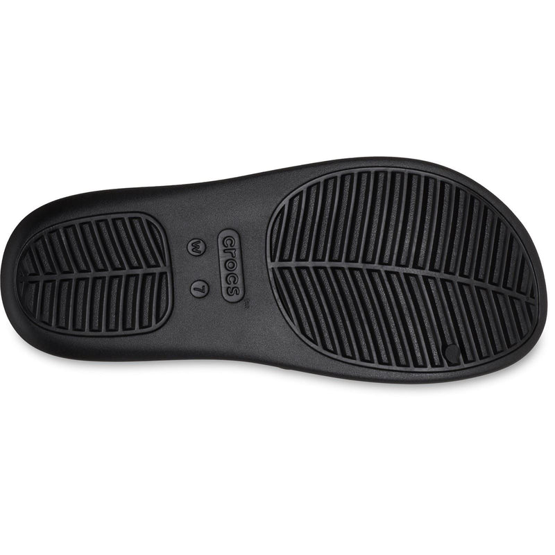 Crocs Getaway Platform H-Strap Synthetic Women's Black Slides