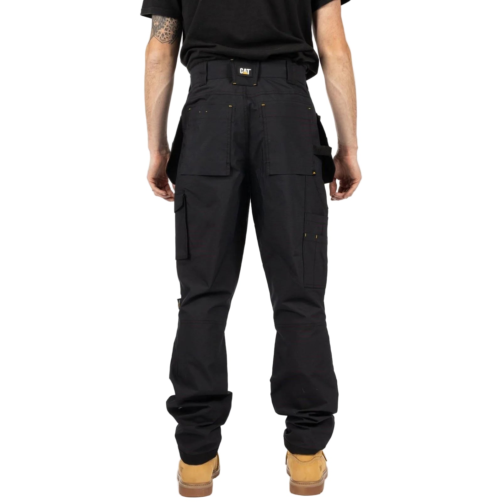 Caterpillar Nexus Holster Stretch Pocket Cotton Men's Black Outdoor Trousers