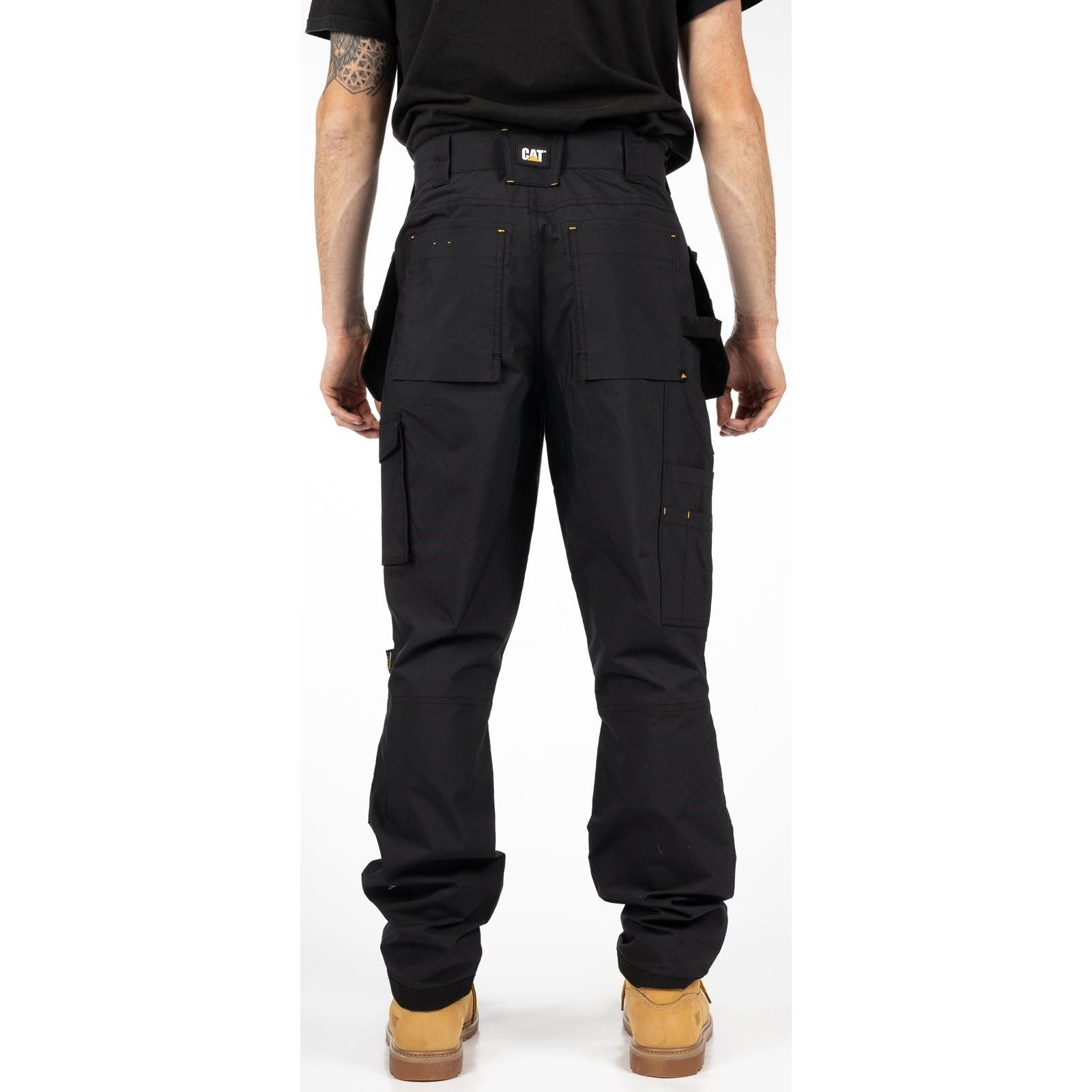 Caterpillar Nexus Holster Stretch Pocket Cotton Men's Black Outdoor Trousers