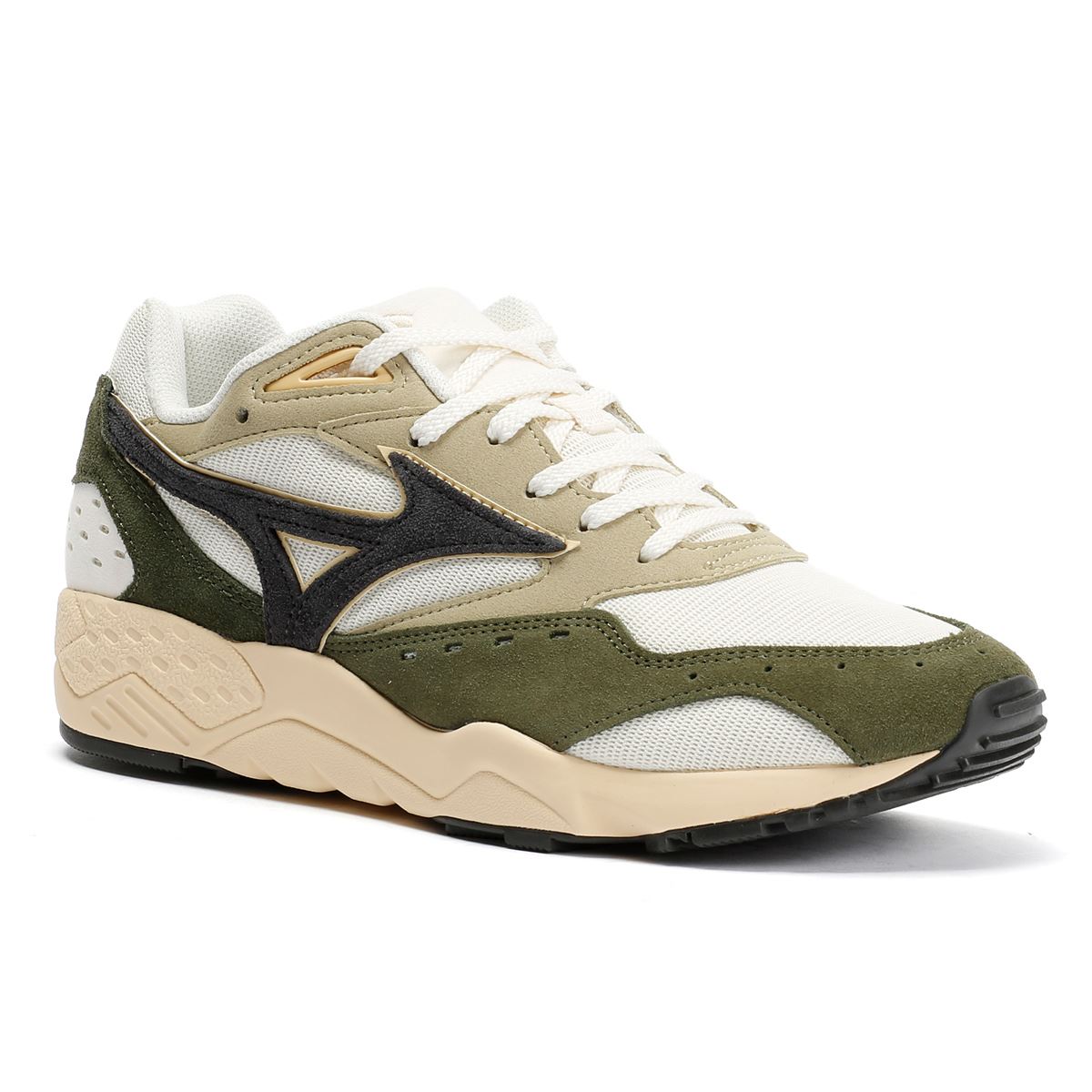Mizuno Contender S Pristine/Sand/Clover Sneakers