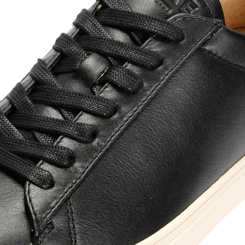 Clae Bradley Milled Leather Men's Black Sneakers