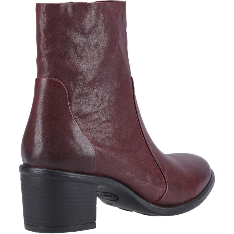 Hush Puppies Winona Leather Women's Plum Boots