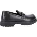 Hush Puppies Lydia Senior Leather Girls's Black Loafers