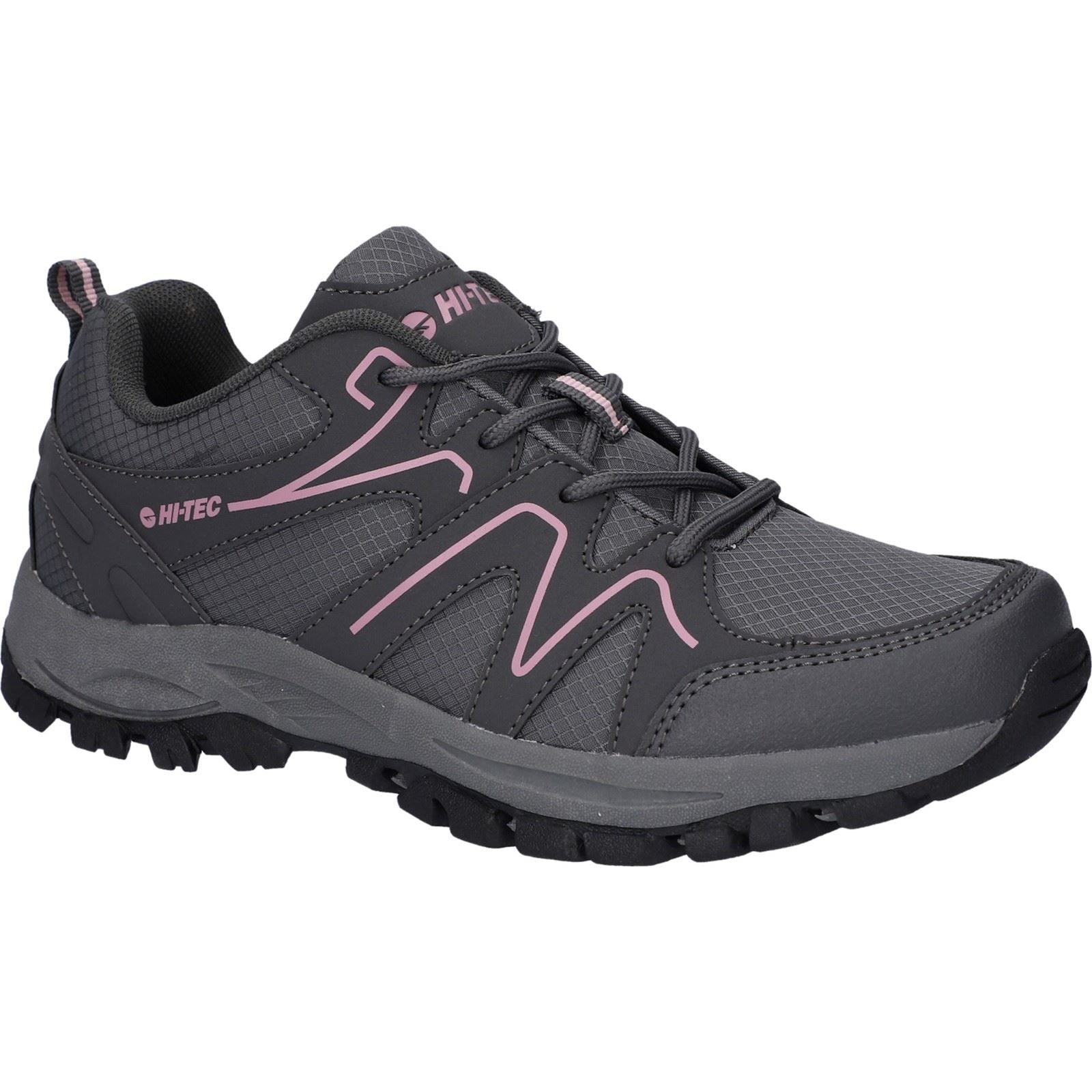 Hi-Tec Maine Synthetic Women's Steel Grey Charcoal Hiking Boots