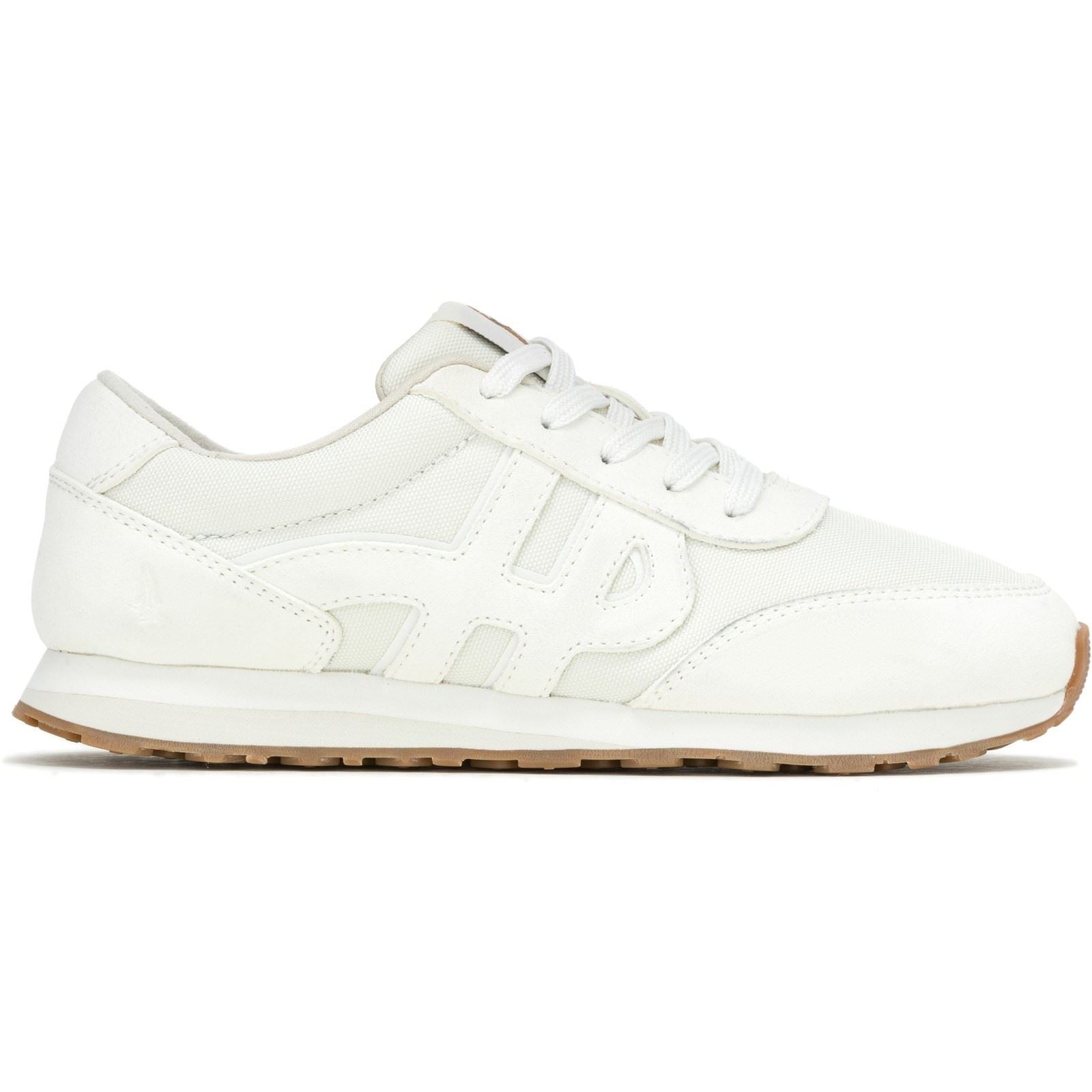 Hush Puppies Seventy8 Leather Women's Cream Sneakers