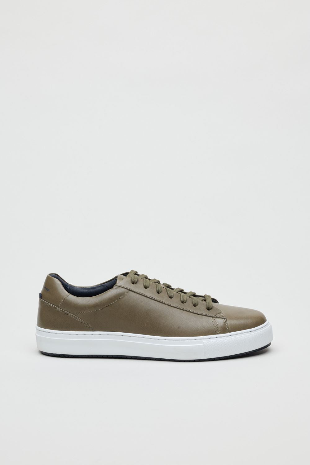 Ben Sherman Ace Cupsole Leather Men's Olive Sneakers