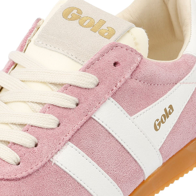 Gola Elan Suede Women's Candy/White Sneakers