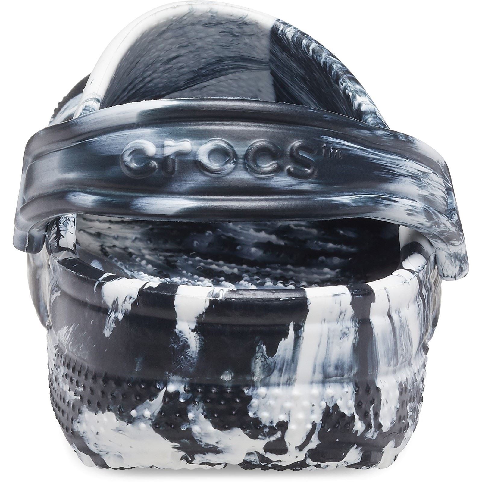 Crocs Marble Synthetic White/Black Clogs