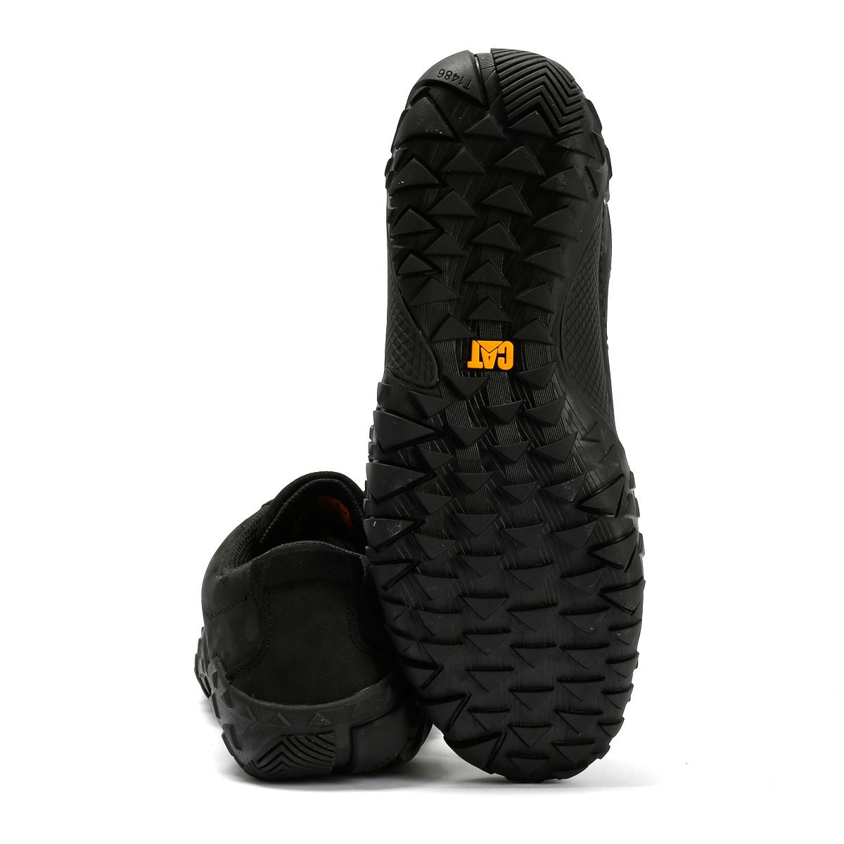 Caterpillar Gridlock Lo Tumbled Nubuck Men's Black Lace-Up Shoes