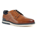 Pod Merlin Leather Men's Tan Lace-Up Shoes