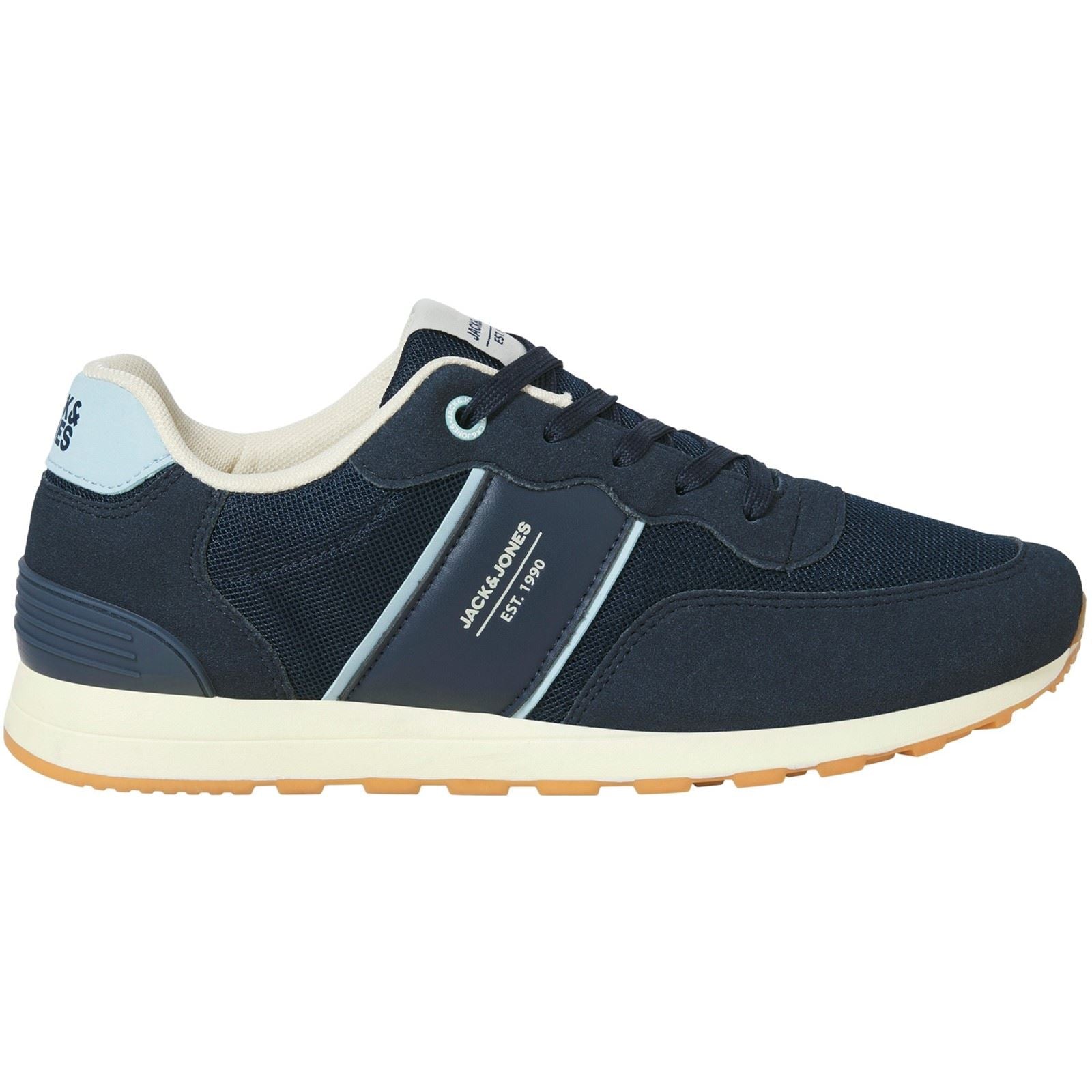 Jack & Jones Spirit Runner Synthetic Men's Navy Blazer/Glacier Ice Sneakers