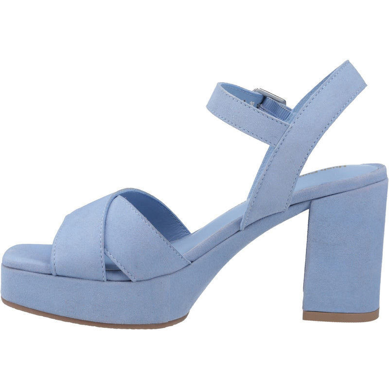 Hush Puppies Ophelia Suede Women's Blue Sandals
