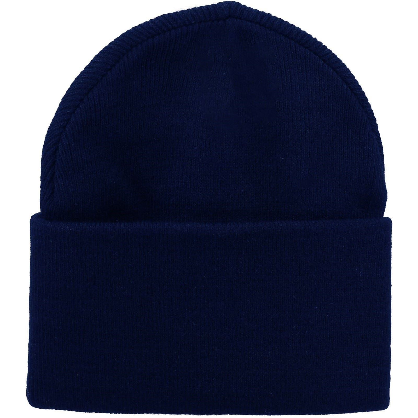 Dickies Acrylic Cuffed Unisex Adults Blue Beanie Hat