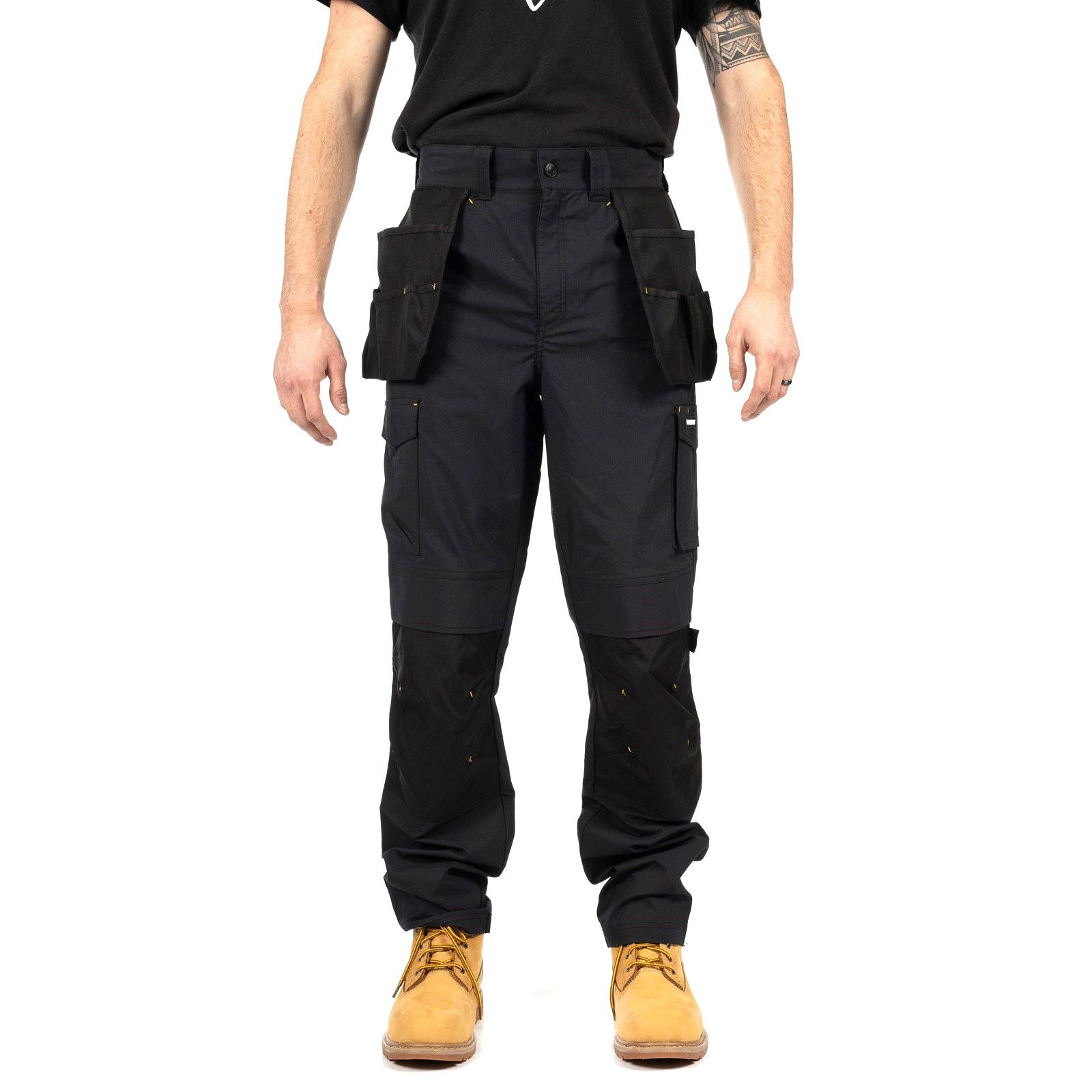 Caterpillar Nexus Holster Stretch Pocket Cotton Men's Black Outdoor Trousers