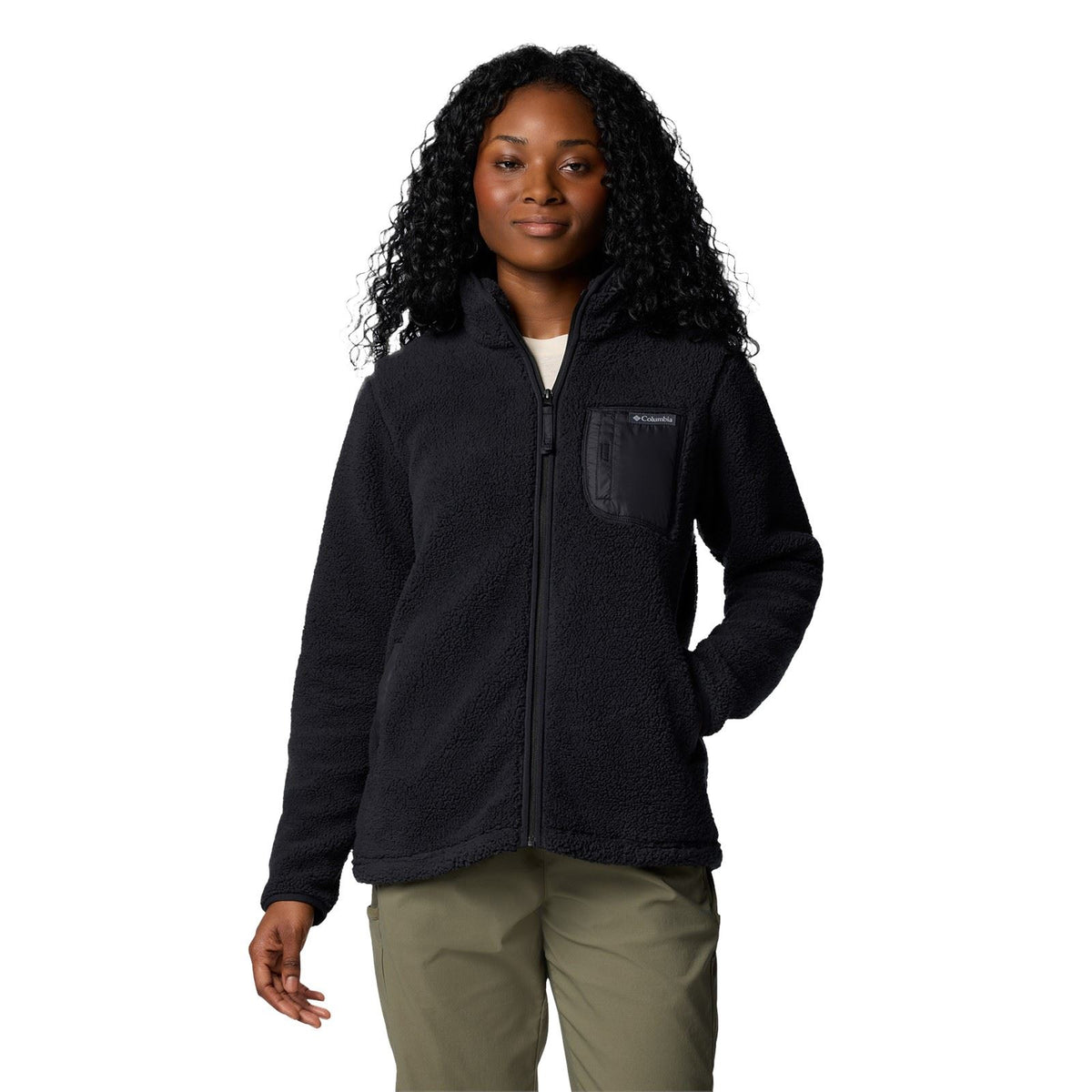 Columbia West Bend Full Zip Women's Black Fleece Jackets
