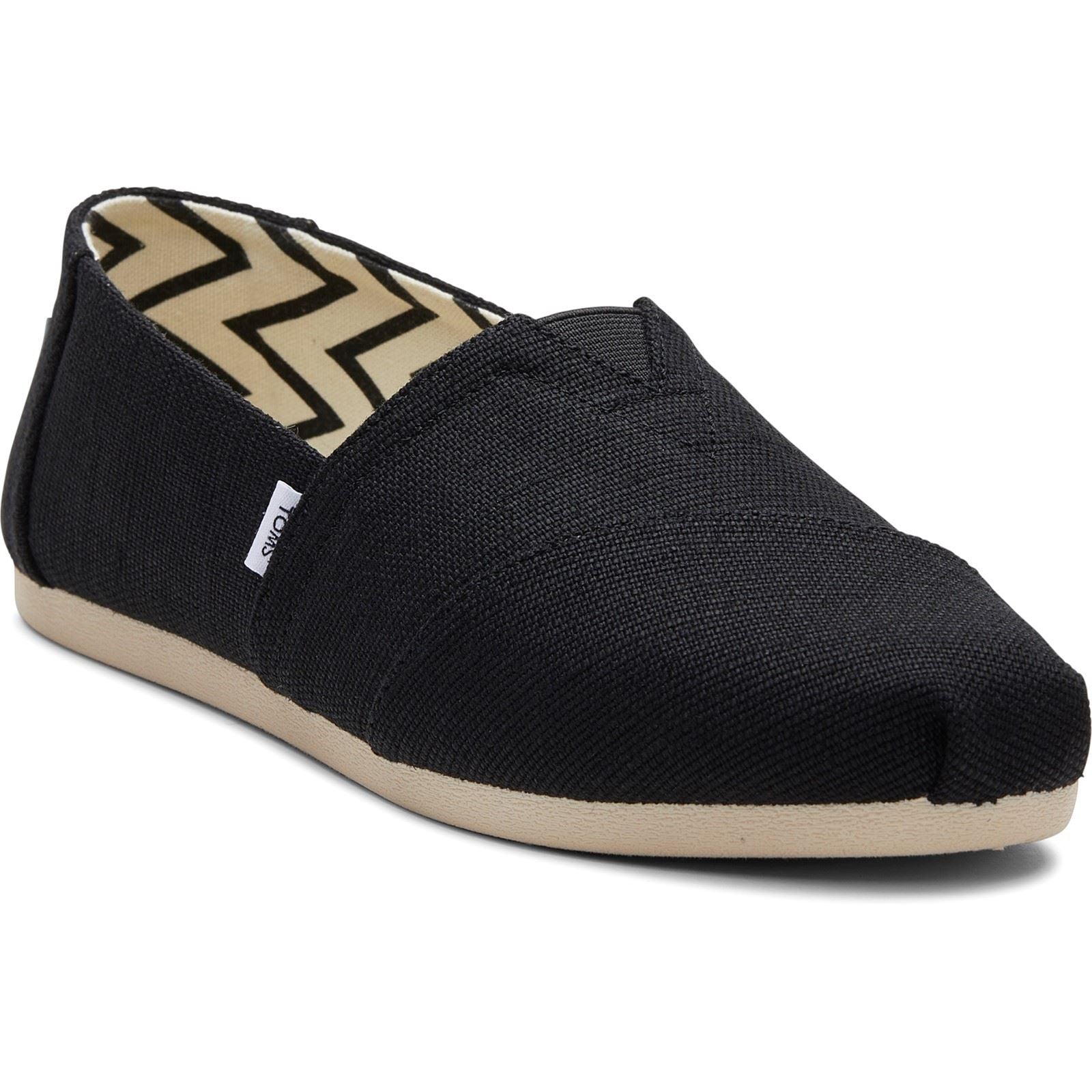 TOMS Alpargata Cotton Women's Black Trainers