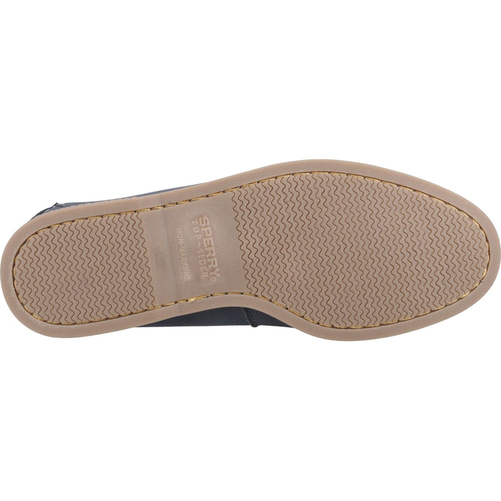 Sperry Tacoma Leather Men's Navy/Brown Boat Shoes