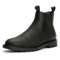 Tower London Harbour Leather Men's Black Chelsea Boots