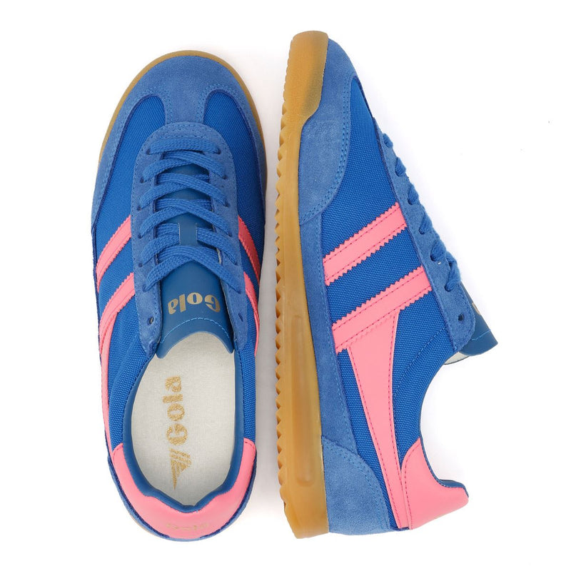 Gola Tornado Women's Sapphire/Fluro Pink Sneakers