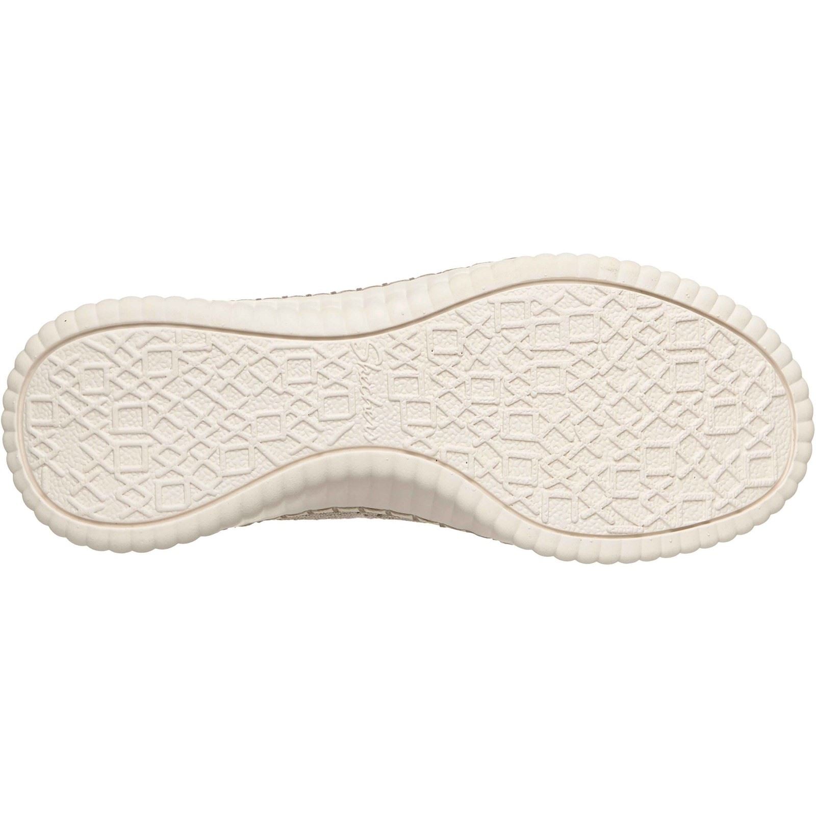 Skechers Wilshire Boulevard Polyester Women's Taupe Sneakers