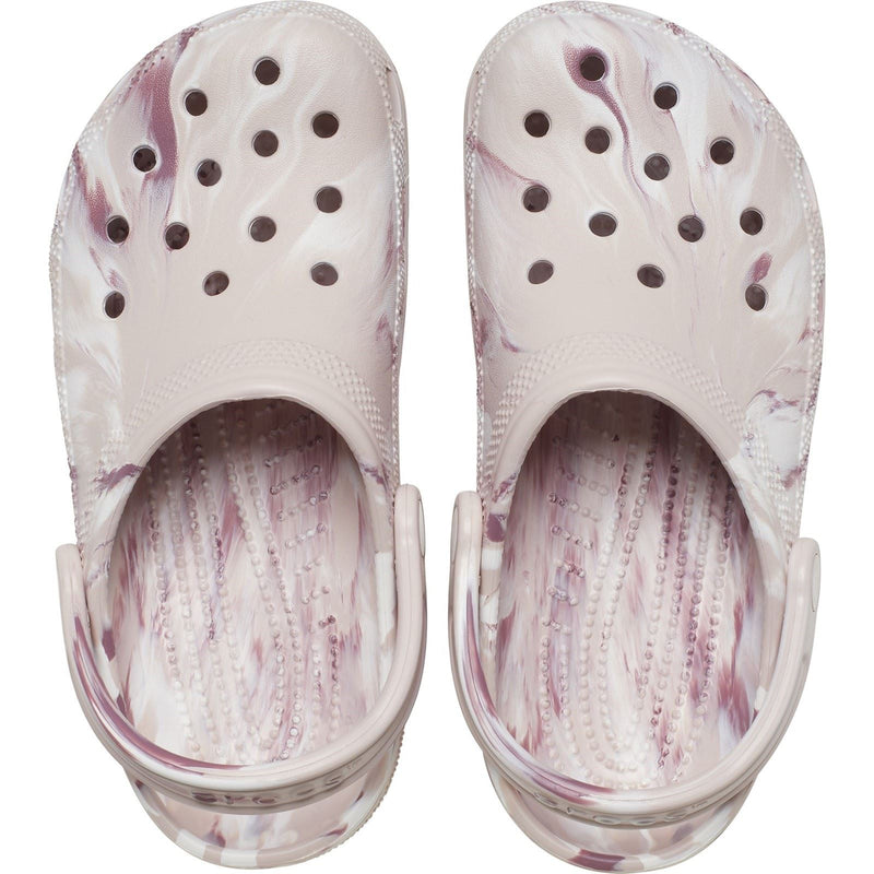 Crocs Classic Marbled Synthetic Quartz Clogs