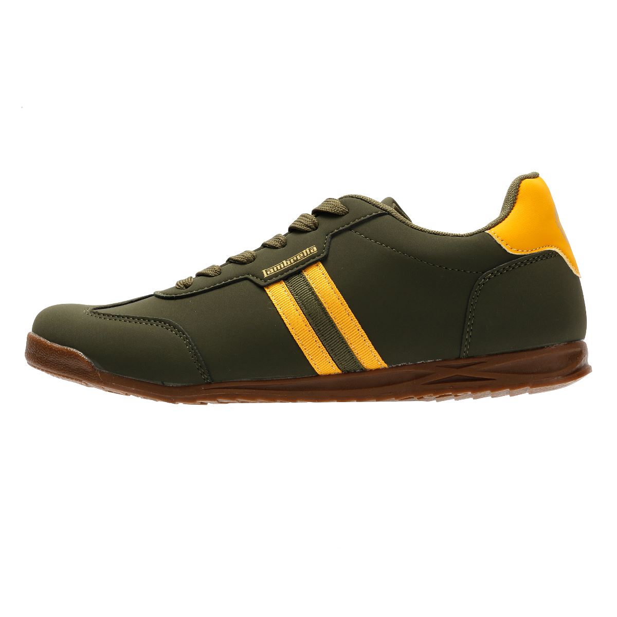 Lambretta Tackle Men's Khaki/Gold Sneakers