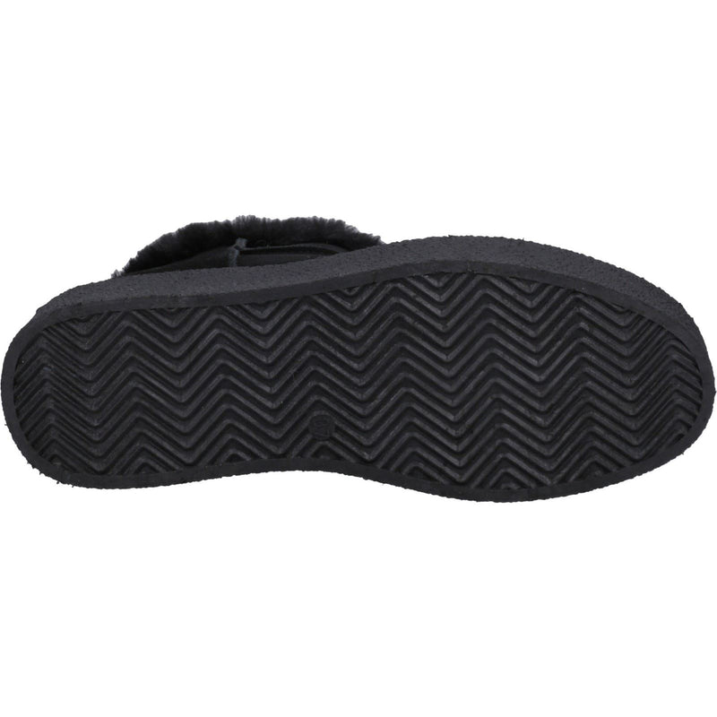 Hush Puppies Becca Suede Women's Black Winter Ankle Boots