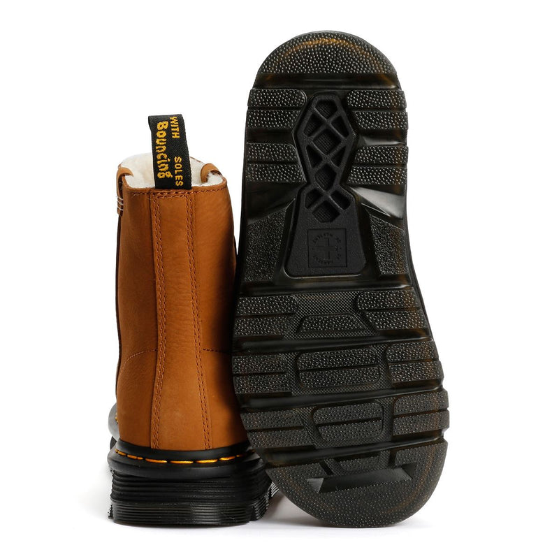 Dr. Martens Zebzag Rigger Milled Nubuck Women's Desert Brown Boots