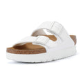 Birkenstock Arizona Flex Platform Women's White Narrow Sandals