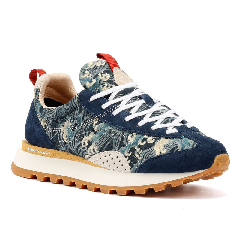 Flower Mountain New Asuka Blue Sneakers