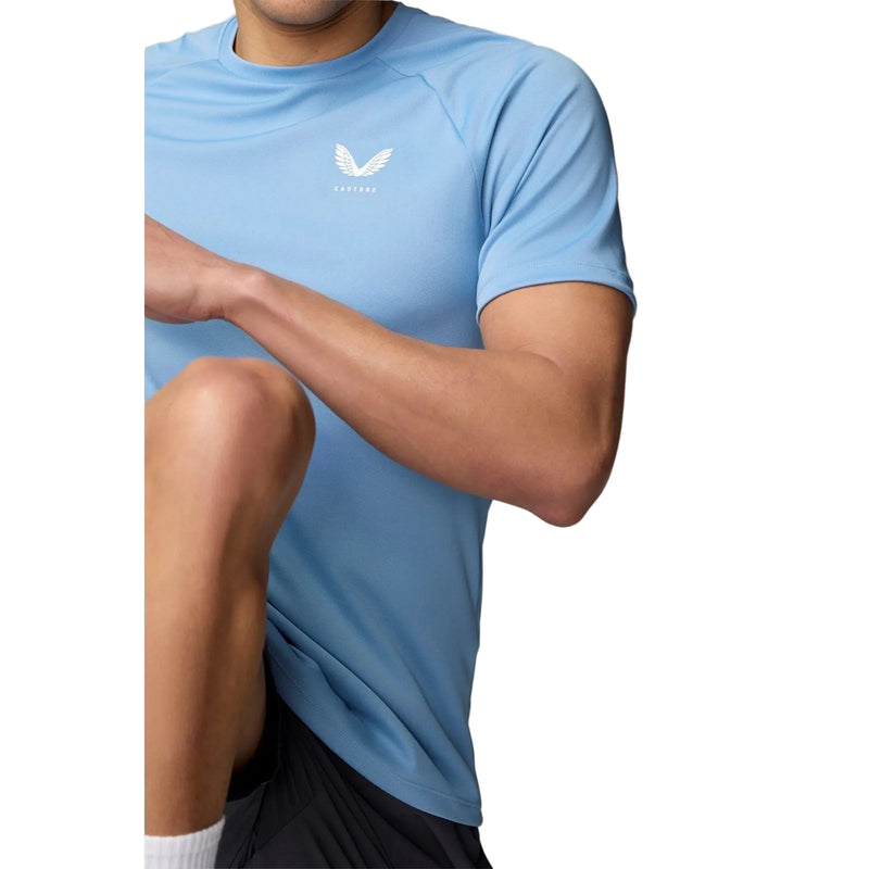 Castore Adapt Training T-Shirt Polyester Men's Blue Activewear T-Shirts