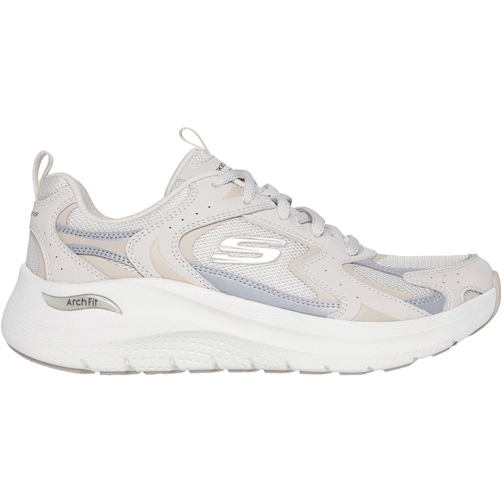 Skechers Arch Fit 2.0 Vintage Luxe Leather Women's Natural Sneakers