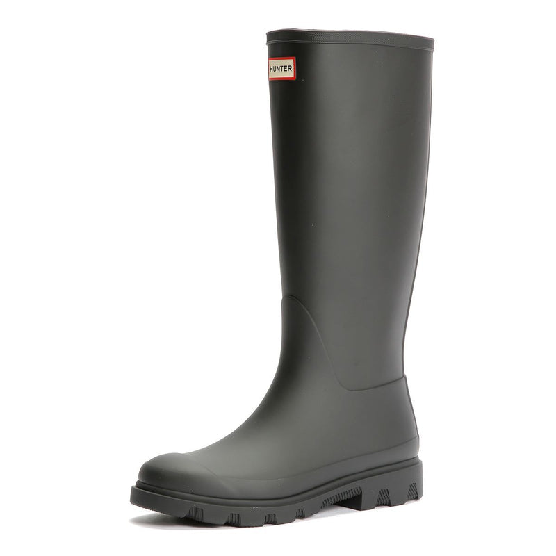 Hunter Downpour Tall Rubber Women's Black Wellington Boots