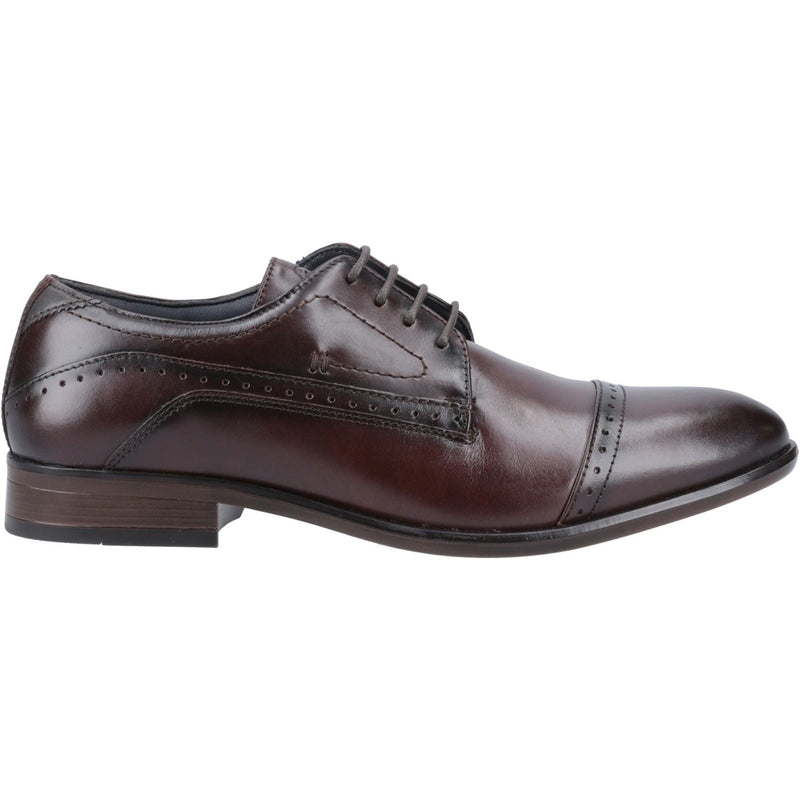 Pod Ralph Leather Men's Chestnut Oxford Shoes