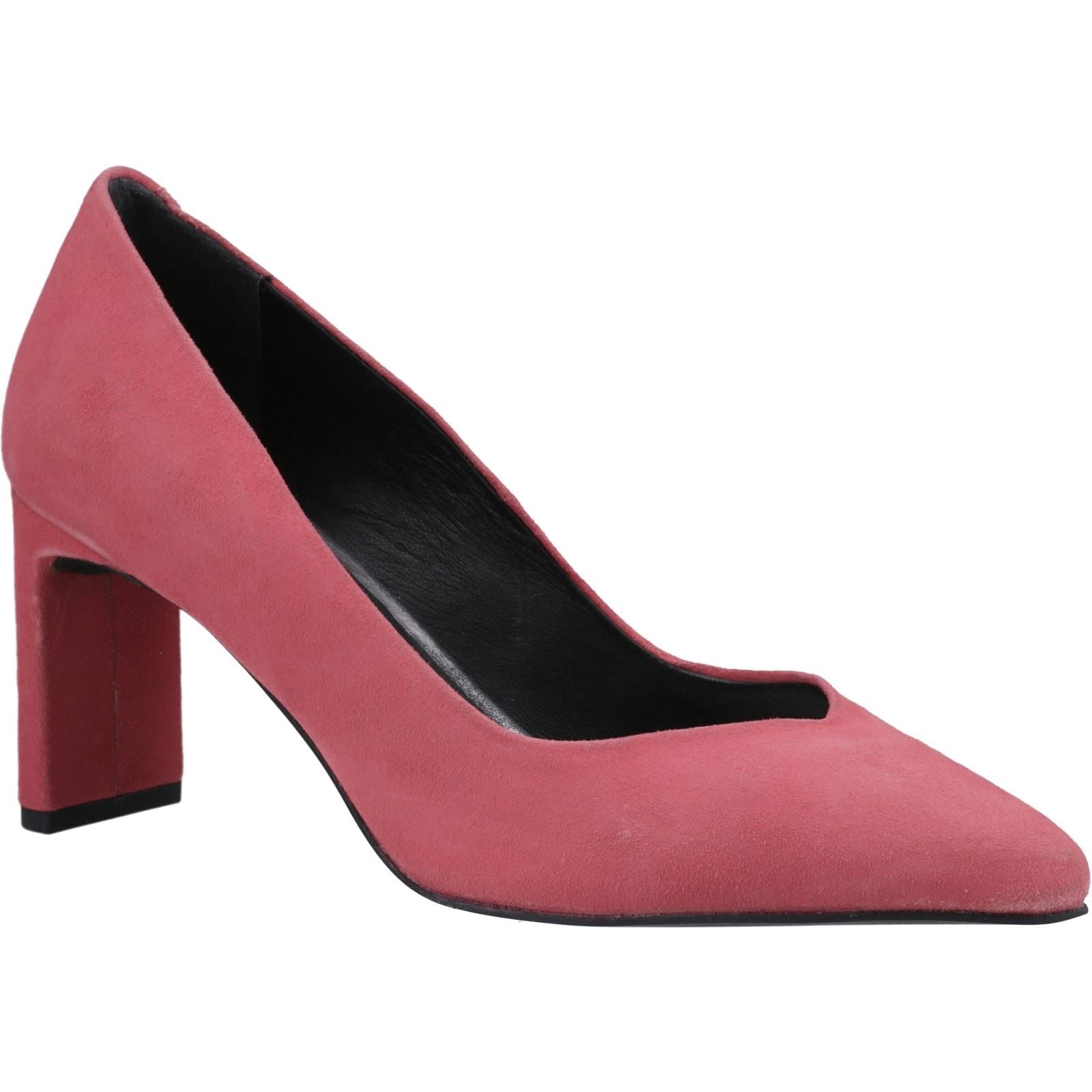 Hush Puppies Olivia Suede Women's Coral Heels