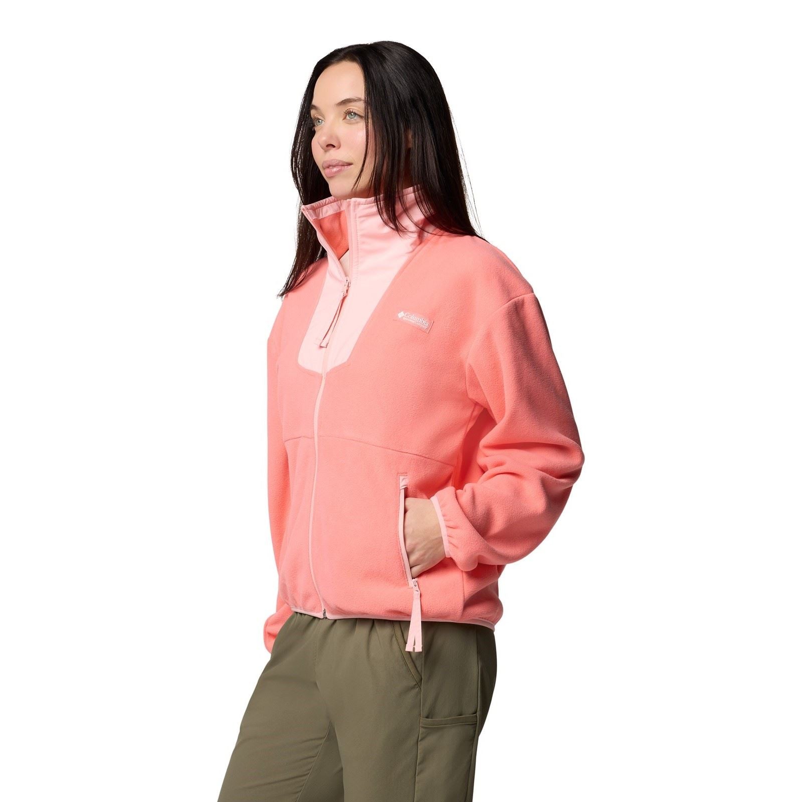 Columbia Sequoia Grove Full Zip Fleece Women's Red Fleece Jackets