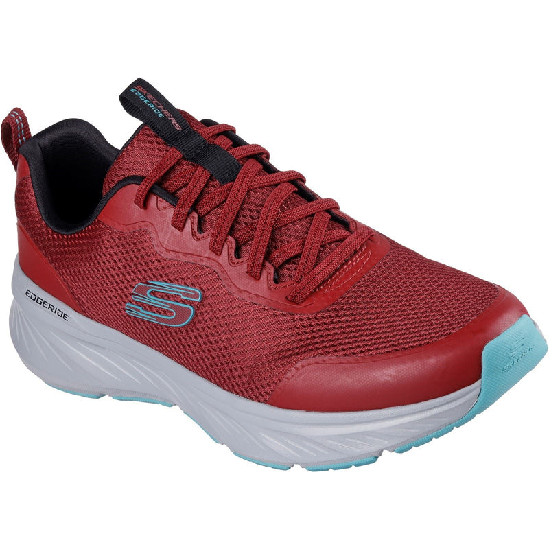Skechers Edgeride Rekze Textile Men's Burgundy/Grey Sneakers