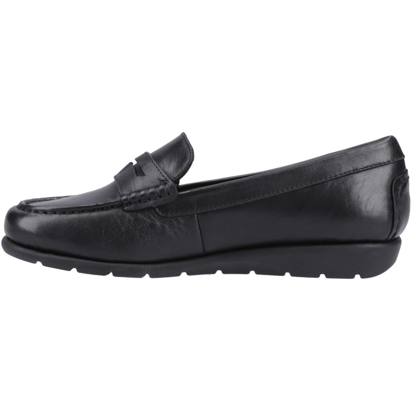 Hush Puppies Shelby Leather Women's Black Loafers