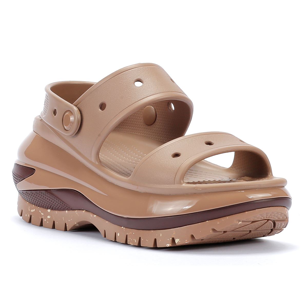 CROCS Mega Crush Latte Sandals