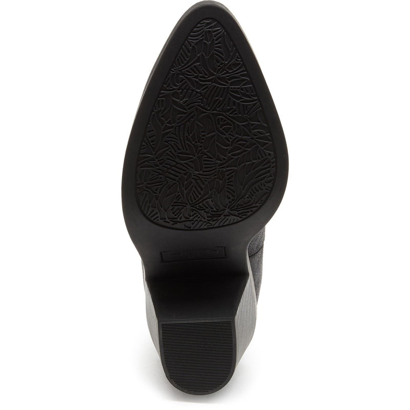 Rocket Dog Feather Polyurethane Women's Black Heeled Ankle Boots