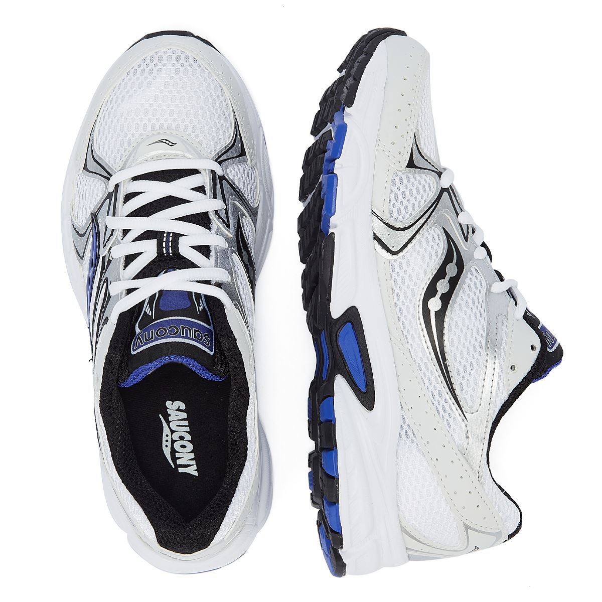 Saucony Ride Millenium White/Blue Sneakers