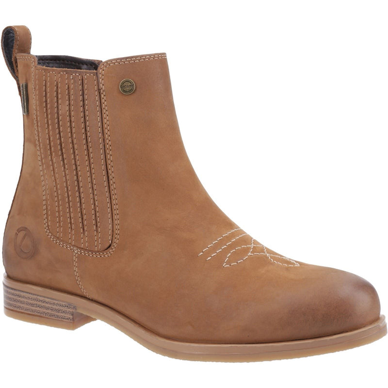 Cotswold Didbrook Leather Women's Tan Boots