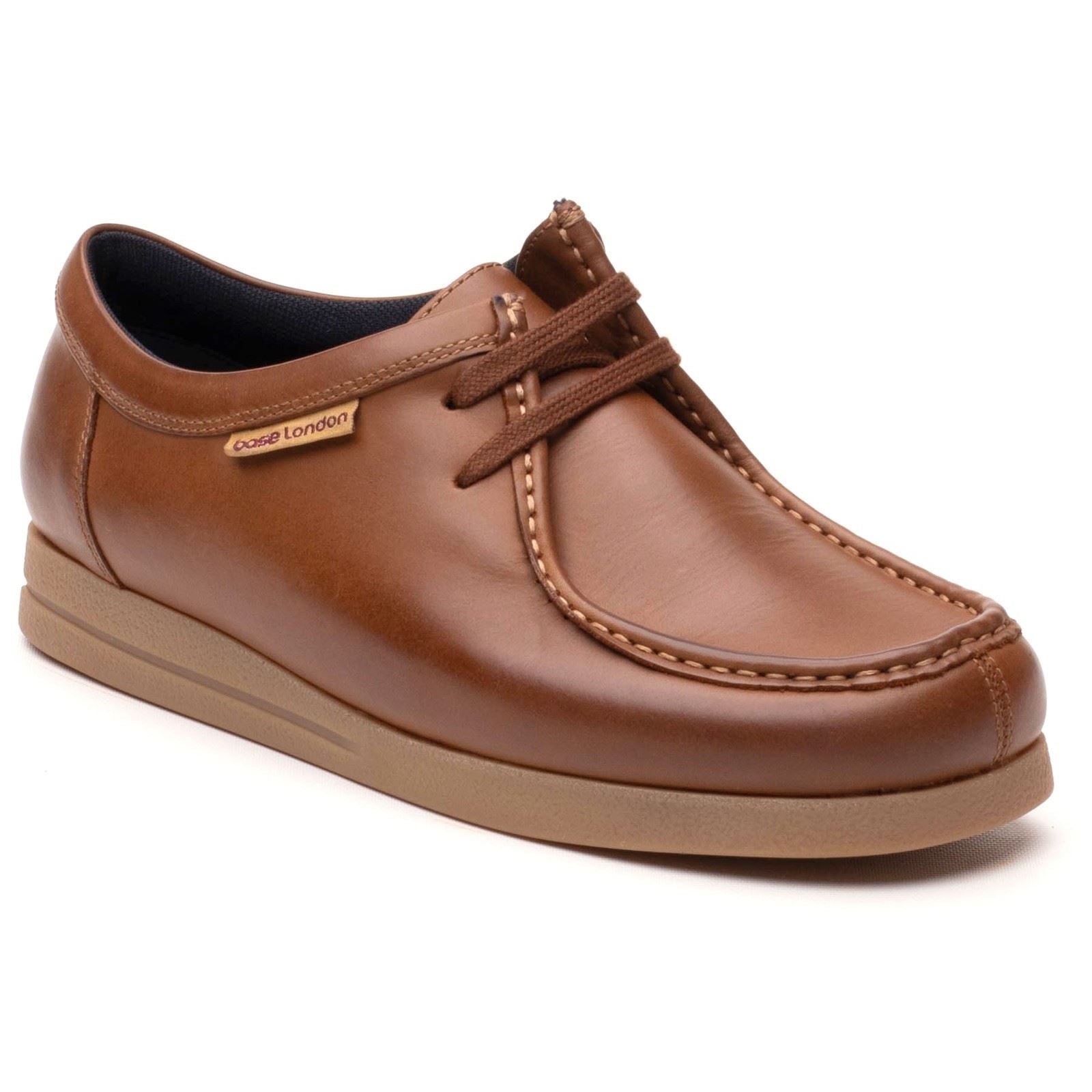 Base London Koko Leather Men's Tan Moccasins Shoes