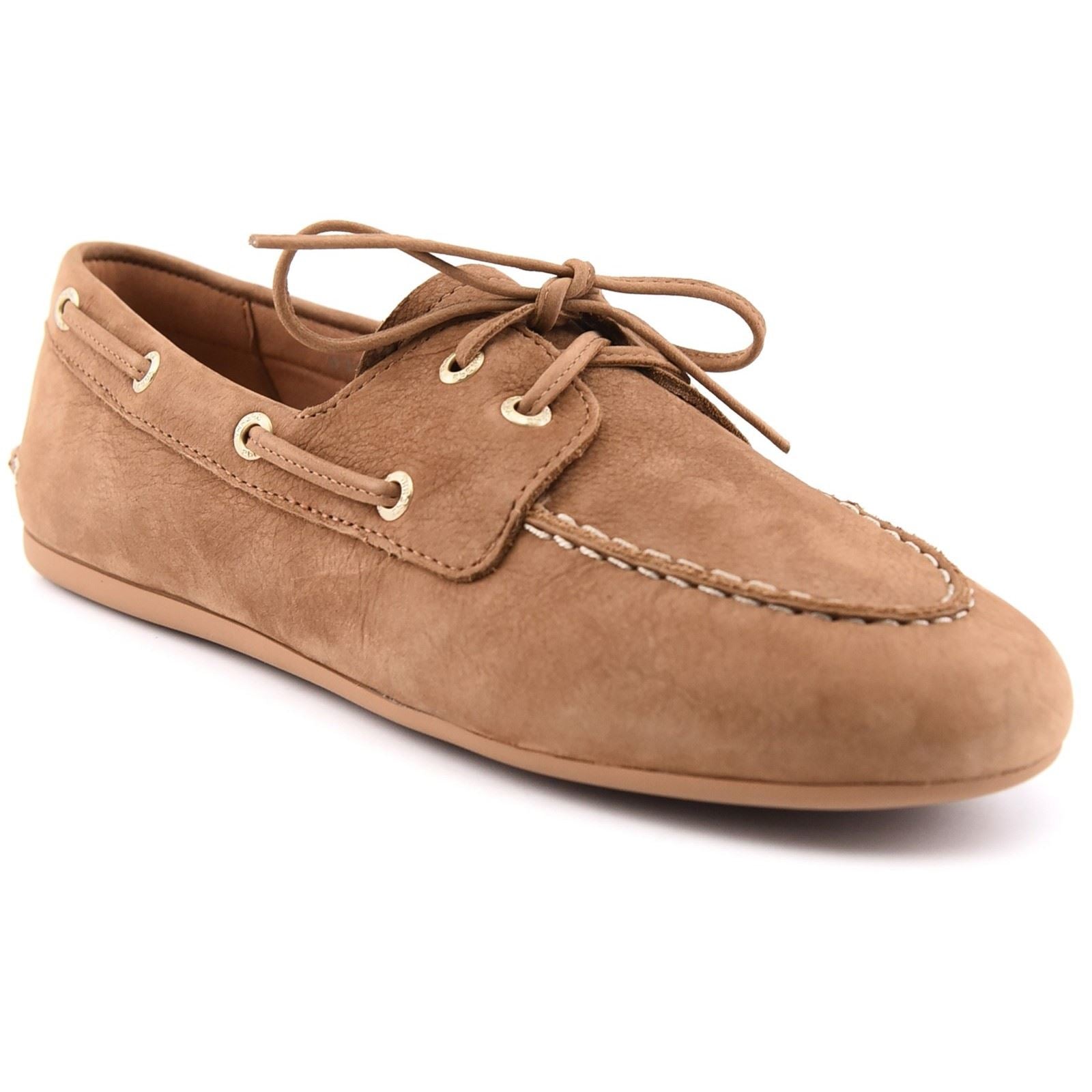 Sperry Slim Leather Women's Tan Boat Shoes