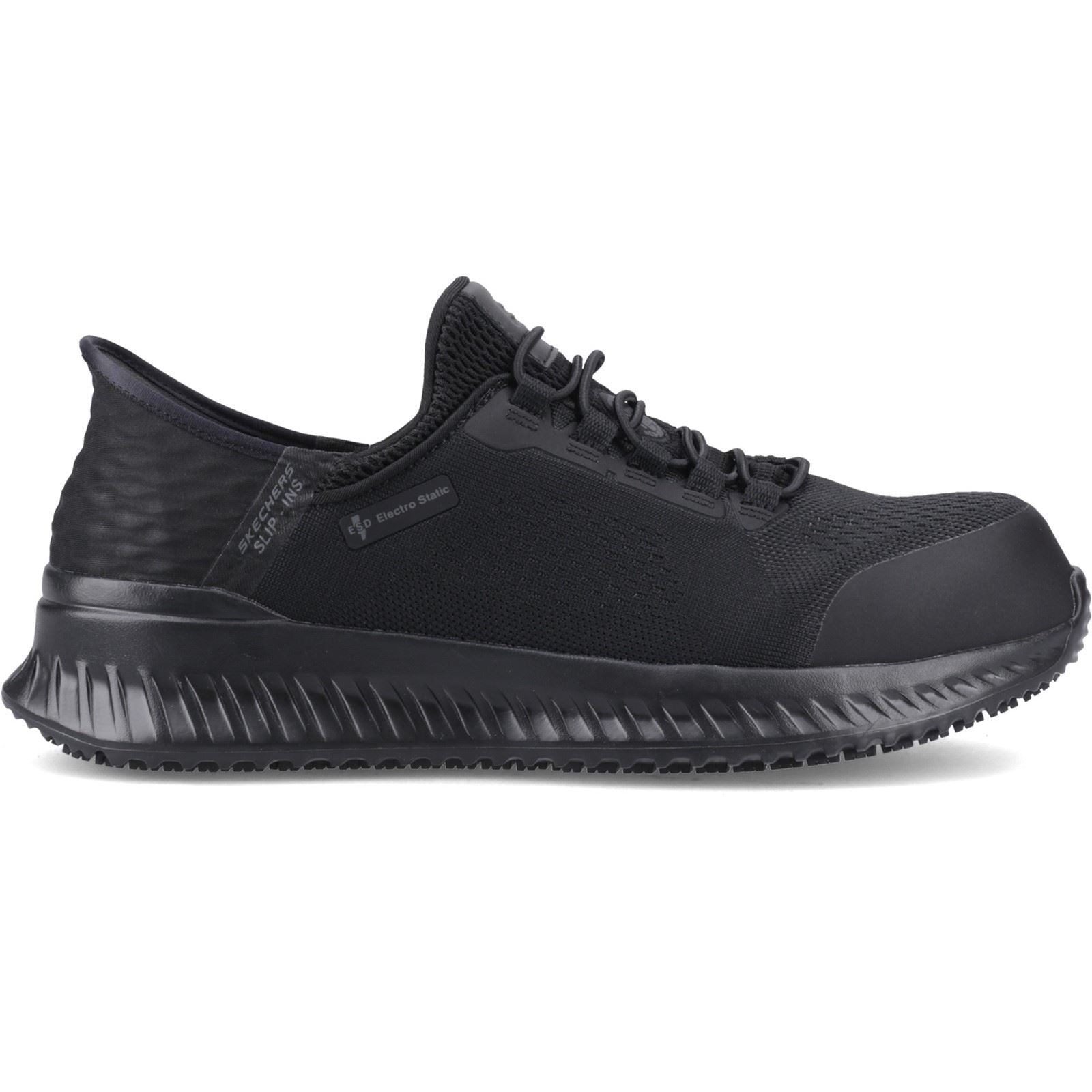 Skechers Workwear Tilido Fletchit CT Textile Men's Black Safety Sneakers