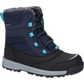 Hi-Tec Leo Nylon Bluenights/Black/Peacock Blue Winter Mid Calf Boots