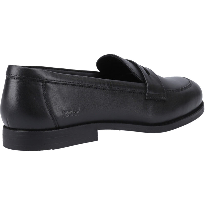 Pod Islay Leather Girls's Black Loafers