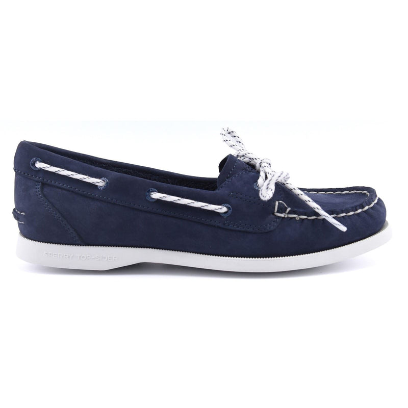 Sperry Authentic 1 Eye Leather Women's Navy Boat Shoes