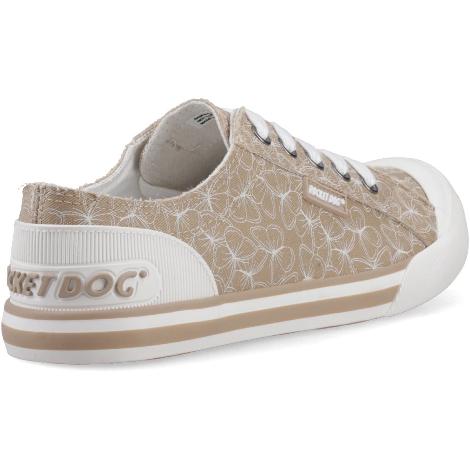 Rocket Dog Jazzin Mariposa Textile Women's Tan Sneakers